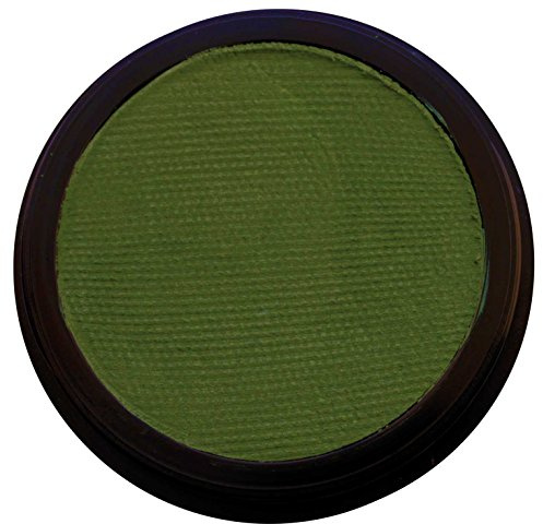 Eulenspiegel - Profi-Aqua Make-Up, Schminke 35 ml, Dunkelgrün | Wasserbasierte Schminke für Facepainting & Bodypainting, für Karneval & Mottopartys