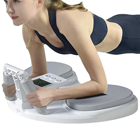 Syncboard | Plank Trainer mit integriertem Smart Timer | Tragbares Fitnessstudio, Bretter mit Timer für Muskeltraining, verbessert