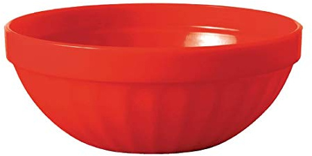 Olympia Kristallon Polycarbonat Schüssel Rot - 190ml 6.7oz 102mm 4 (Box 12)