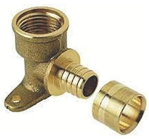 DIPRA - Raccord PER à glissement applique femelle F15/21 (1/2) - Ø16 mm - raccord plomberie PER