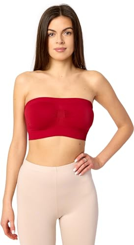 Merry Style Dam Bandeau Top 06 161 (Röd, M-L)