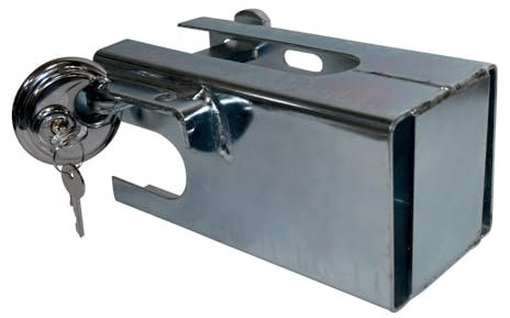 ABTECH Boitier de sécurité Universel avec Cadenas pour remorque antivol