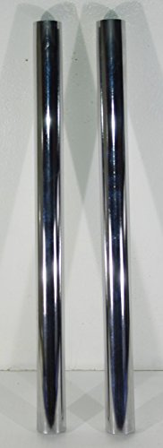 TUBO PROLUNGA IN ACCIAIO CROMATO PER ASPIRACENERE DA 50 CM (KIT DA 2 PEZZI INNESTABILI)