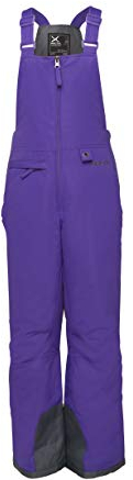 Arctix Kids Insulated Snow Bib Overalls, Purple, Medium, 1550