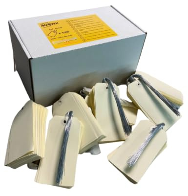 Avery 75-410 Amerikanische Etiketten mit Eisendraht 120 x 60 mm 1.000 Stück