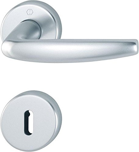 HOPPE Rosetten-Garnitur 'Atlanta' Aluminium Natur 1530/42KV/42KVS - 2320913