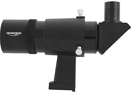 Omegon Sucherfernrohr 9x50 Sucher Winkeleinblick, schwarz