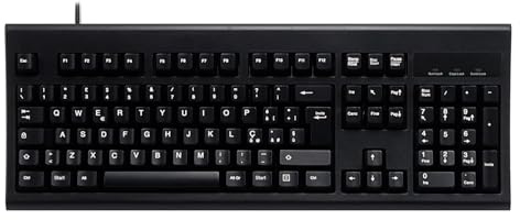 Perixx PERIBOARD-106 Tastiera USB Italiano - Dimensioni Completa - USB con Filo - Layout Italiano QWERTY - Nero