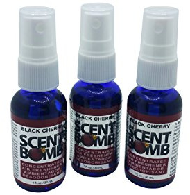 Scent Bomb Air Freshener Spray, 100% Oil Based Concentrated Air Freshener, Air Freshener Spray for Car, Room, Bathroom and Odor Eliminator (Black Cherry, 3 Packs)