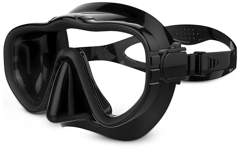 Kraken Aquatics Dive Snorkel Mask | Ideal and Quality Scuba Gear Masks Goggles for Scuba Diving, Snorkeling, Freediving, Spearfishing and Swimming