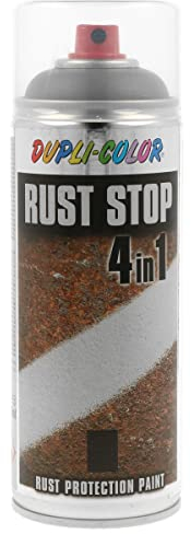 DUPLI-COLOR ROST STOPP EISEN-MICA 400 ml, hochwirksamer Rostschutz, dauerhafte Versiegelung, wetterbeständig, leicht aufzutragen