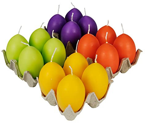 PAPSTAR 13491 Ostereikerzen, Durchmesser: 67 mm, farbig sortiert