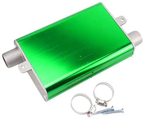 Luckxing Auspuff Schalldämpfer 24mm Heizung Auspuff Schalldämpfer 24 Mm Auspuff Schalldämpfer Mit Klemmenhalterung Schalldämpfer Für Dieselheizung Auspuffrohr