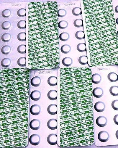 well2wellness 80 Pool Testtabletten Chlor und pH-Wert Bestimmung - je 4 x 10 Stück