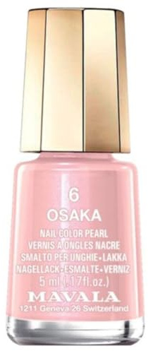 Mavala - Vernis à Ongles Mini Color - Application Précise et Aisée - Longue Tenue - Séchage Rapide - Brillance Durable - Formule Végane - Nacré - 06 Osaka