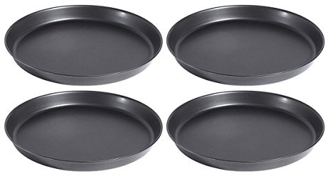 TAMLED Pizzablech Ø 24 cm gebördelter Rand Set