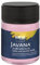 KREUL 91968-Pintura Javana para Tejidos claros y Oscuros, 50 ml Cristal Rosado, Color Brillante a Base de Agua, carácter pastoso, para Estampar y estarcir, Rosé, 50