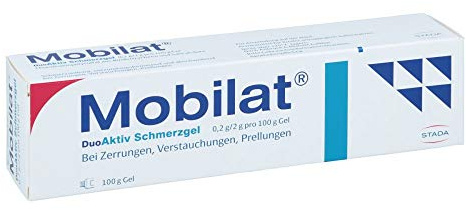 Mobilat DuoAktiv Schmerzgel Kühlend Sportverletzungen 100 g | Chondroitinpolysulfat, Salicylsäure, Äußerliche Anwendung, Apothekenpflichtig, Erwachsene, 100 g Gel