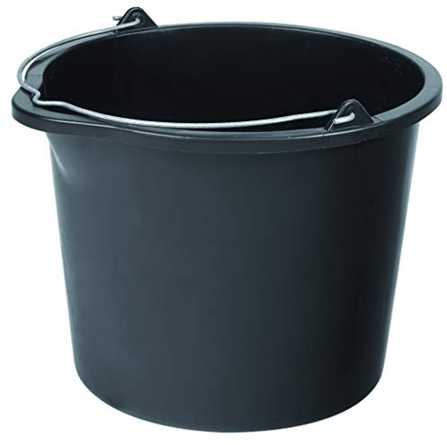Cubo de albañilería de 12 litros con boquilla vertedora