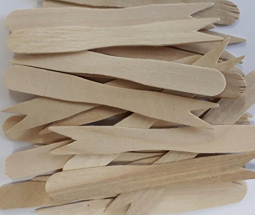 50 x Einweg-Chip-Gabeln aus Holz