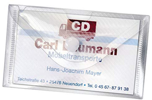 VELOFLEX Visitenkartenetui Crystal/2229000 90x55mm transparent (Visitenkartenetui)
