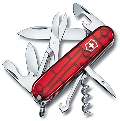 Victorinox, Climber, Coltellino Svizzero, Originale, Multiuso, Campeggio, 14 Funzioni, Lama, grande, Cavatappi