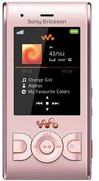 Sony Ericsson W595 Pink Mobile Phone on T-Mobile PAYG