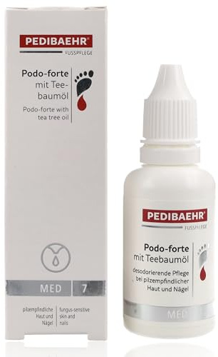 Pedibaehr Nail Care Fluid Oil, 30ml - Tea Tree Oil for Toe and Nail Care, Brittle Nail Strengthener, Quick Absorbing Gel with Allantoin & Salicylic Acid