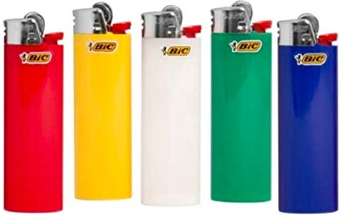 25 BIC Maxi J26 Feuerzeuge mit Kindersicherung farbig sortiert