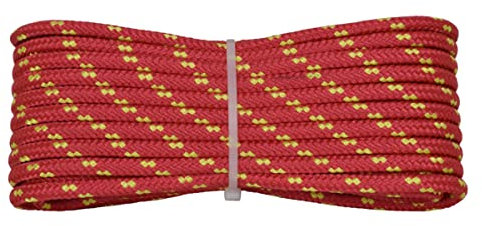 006006114 Treccia Surf rossa, 6 mm - 20 mt, Corda intrecciata multiuso resistente ai raggi U.V. e all'abrasione, per attività all'aperto, giardino, mare, guinzagli e fai da te, rottura 350 kg