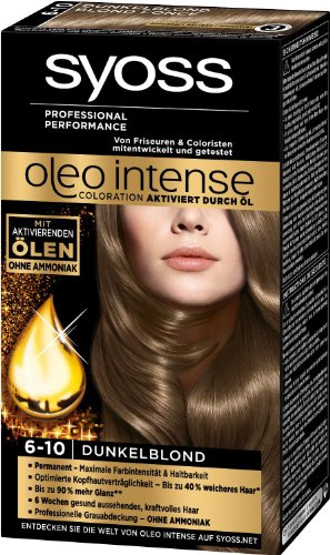 Syoss Oleo Intense Coloration 6-10 Dunkelblond Stufe