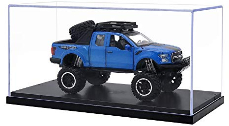 Tingacraft Small Display Case (24.8 x 12 x 11.5 cm) for 1/24 Model Car Acrylic Stackable Perspex Box