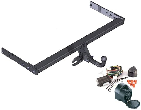 AHK Anhängerkupplung mit Elektrosatz 13 polig für Volkswagen Tiguan 2007- Anhängevorrichtung Hängevorrichtung - starr, mit angeschraubtem Kugelkopf