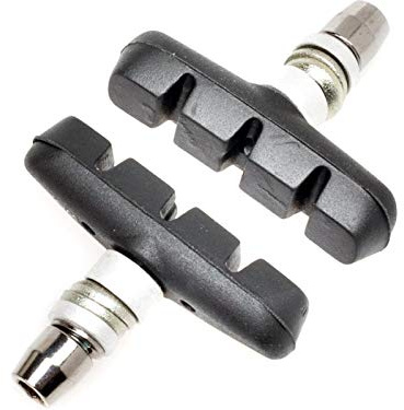 Voxom Bremsbeläge Bremsschuh Brs6 Schwarz, MTB, V-Brake 55mm, 55, 717000187