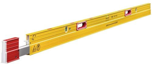 STABILA Teleskop-Wasserwaage Type 106 TM, 216 – 379 cm, mit Seltenerd-Magnetsystem