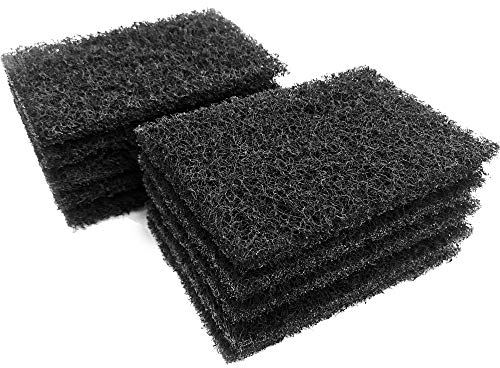 The Chemical Hut 10 Pack Of Griddle Cleaner Scourer Pads For Heavy Duty Cleaning on Barbecues/BBQ, Ovens, Grills (X10)