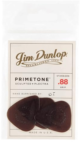 Dunlop Primetone Standard Grip 0,88 mm 3er Set | Plek Pick Plektren Plektrum