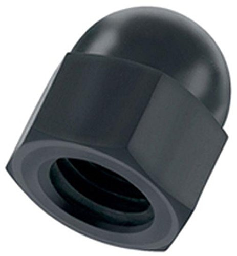 Kunststoff Hutmutter M6 schwarz Nylon 10 Stück
