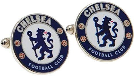 Chelsea FC Mens Official Metal Football Crest Cufflinks