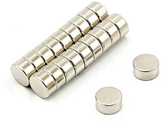 Samarium - Kobalt Hochtemperaturmagnet Für Motoren, Elektromotoren, Turbomaschinen und Sensoren - 10mm Durchmesser x 5mm Dick - 1,8kg Ziehen - Pack von 4