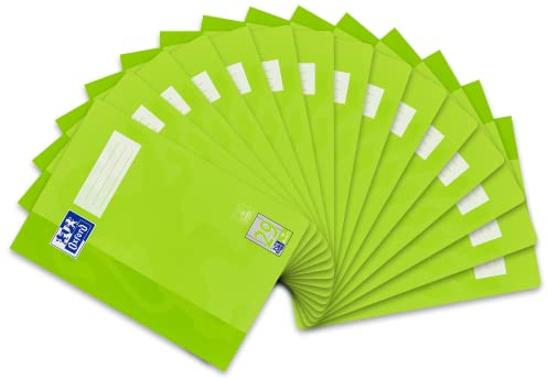 Oxford Schulheft A4, 16 Blatt, Lineatur 29, rautiert mit Rand, 15 Stück