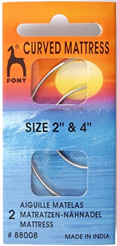 Pony – Agujas de colchón Curva: 2 y 4 cm, Acero, Multi, 4,5 x 2,8 x 9,8 cm