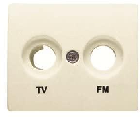 Bjc - 18330-a tapa toma tv-fm iris-aura beige Ref. 6531015260