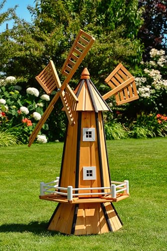 Große Windmühle 1,30 m ++imprägniert u. kugelgelagert++