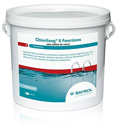 Bayrol Chlore Multifonctions Chlorilong Power 5 Fonctions - 10kg