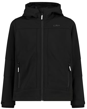 CMP Pojkens softshelljacka med fast huva black (U901) - schwarz (U901) 104