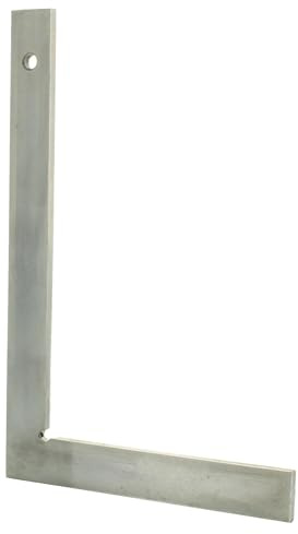 hedue® Flachwinkel - Maurerwinkel vollverzinkt, Flachwinkel 90 Grad, rechter Winkel Werkzeug, 250 x 160 mm