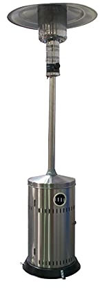 Mercatools Chauffage d'extérieur type lampadaire mercasol inox.