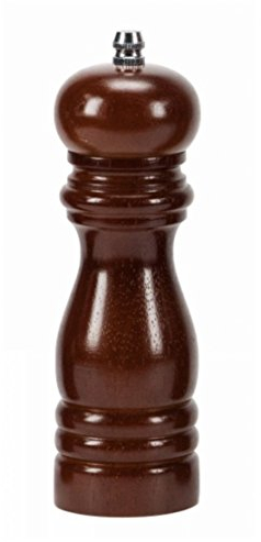 ILSA 1320 Macinapepe-Macinasale in Legno con macina in Ceramica, Marrone, 5x15x5 cm