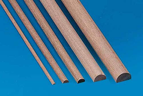 Halbrundstab Holz 1x2 mm